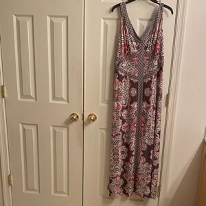 Elegant Multicolor Maxi Dress